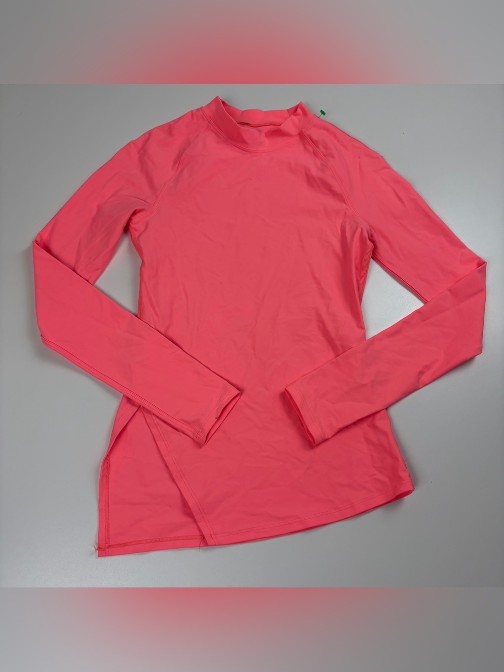 Lululemon Nulux Bright Pink Asymmetrical Long Sleeve Shirt Size Women's 2